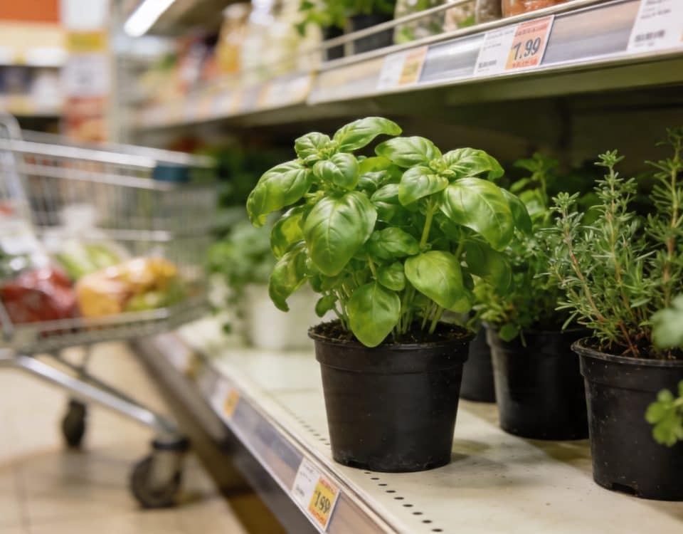 Acheter du basilic en pot au supermarché, l'erreur qui coûte 40€ par an sans que personne ne s'en rende compte