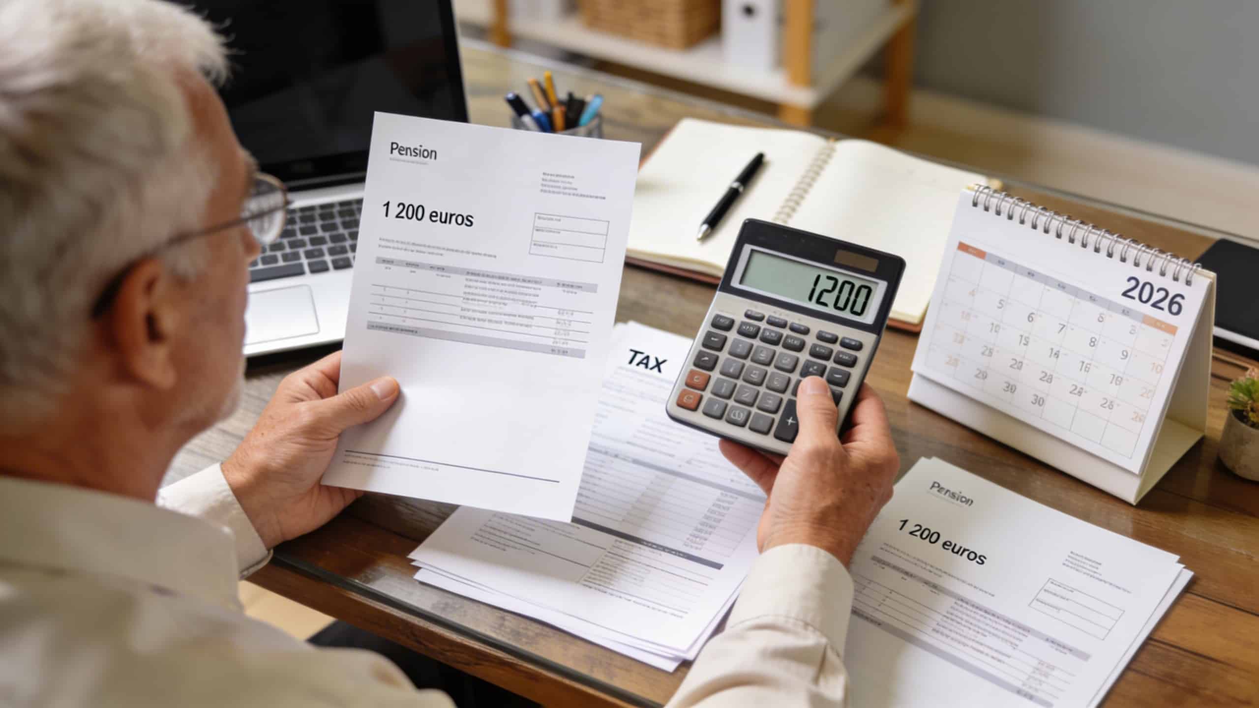 Je touche 1 200 euros de retraite vais-je payer des impôts en 2026 ?