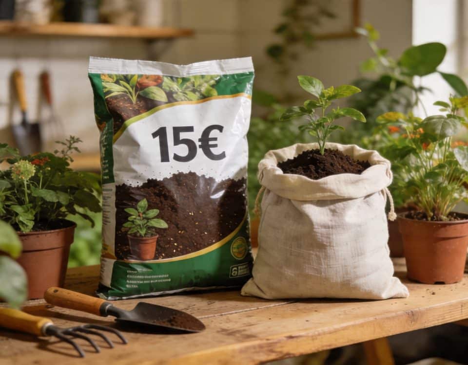Terreau du commerce à 15€ le sac, la recette maison qui revient 4 fois moins cher