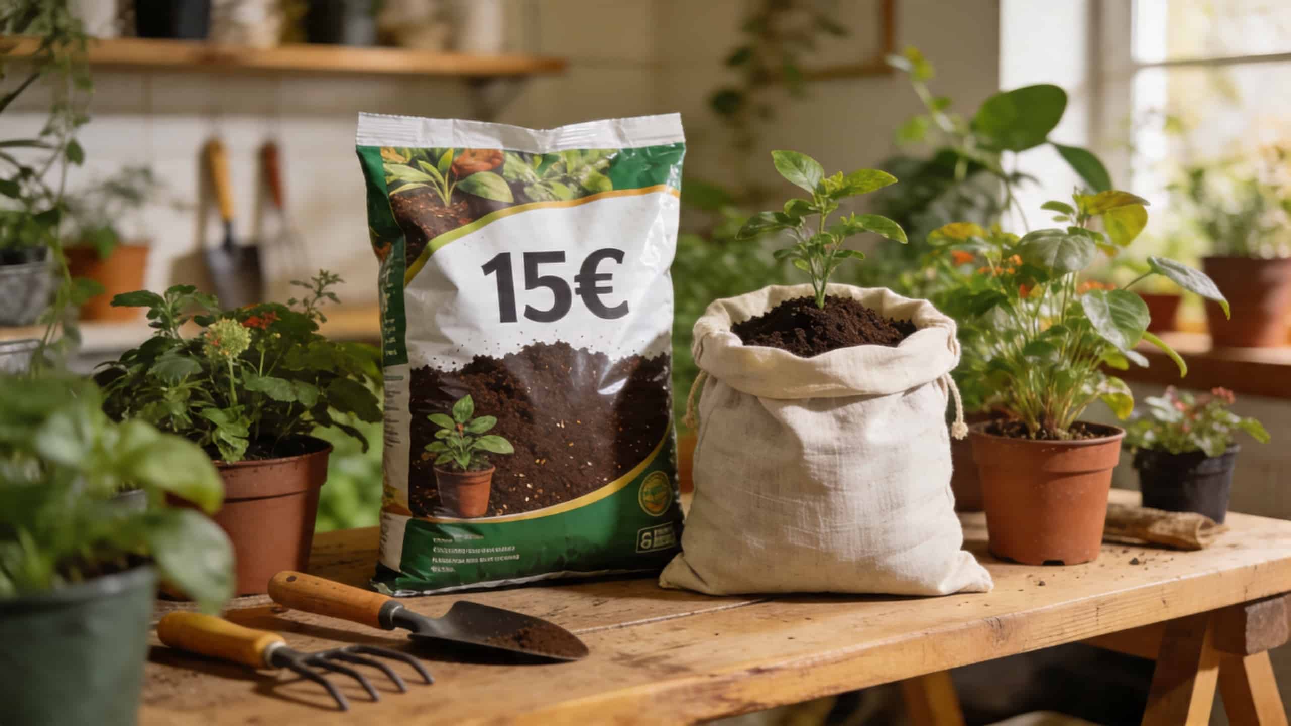 Terreau du commerce à 15€ le sac, la recette maison qui revient 4 fois moins cher