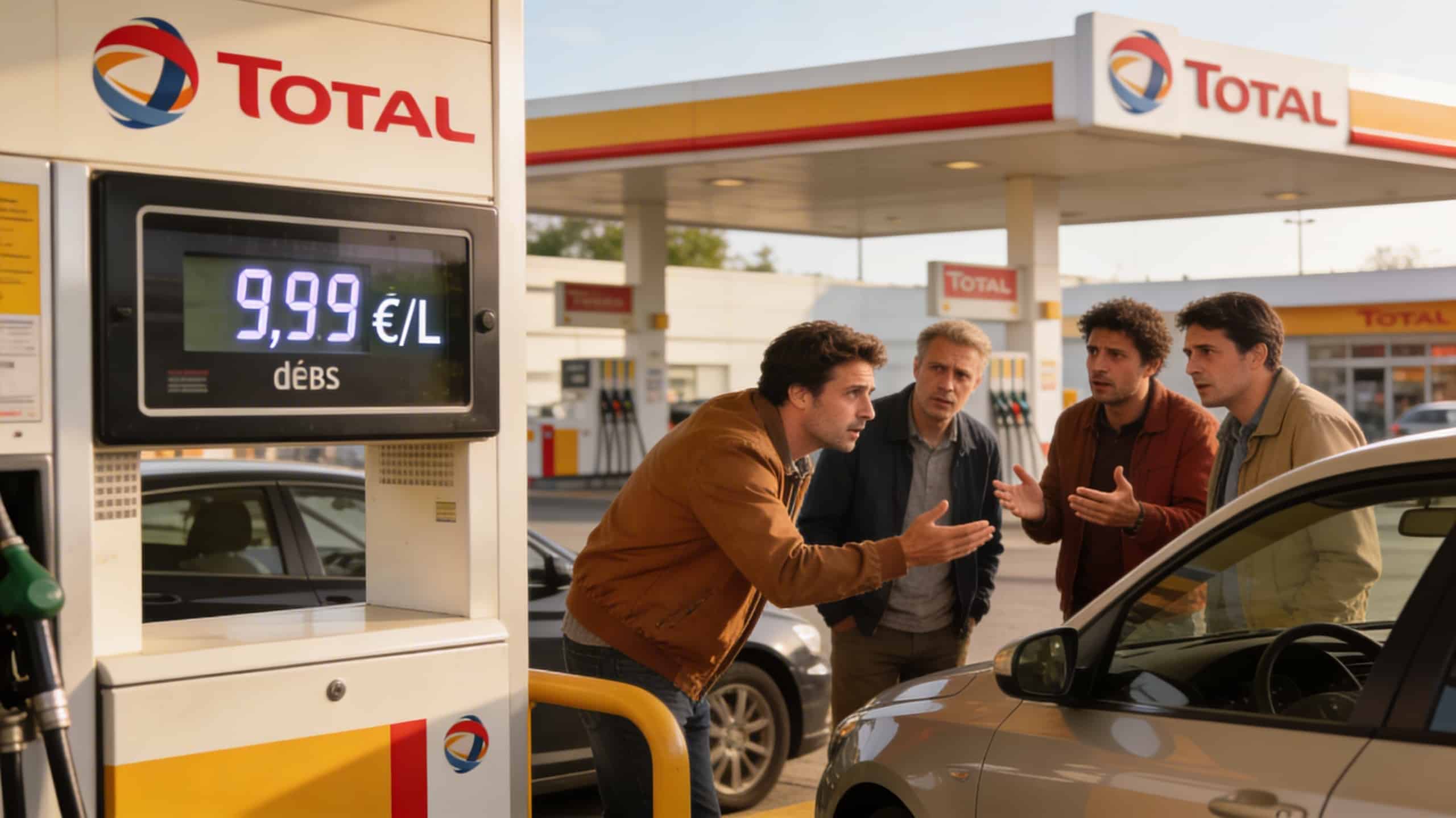 Un bug informatique affiche le gasoil à 9,99 €/L dans une station Total : des conducteurs piégés par l'erreur
