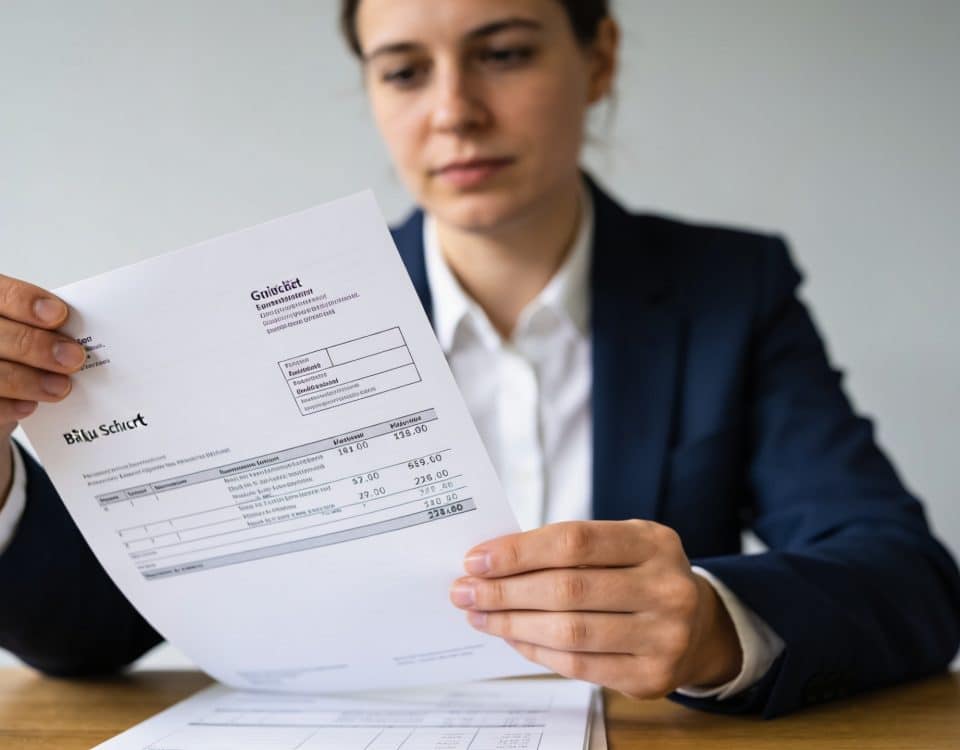 employe autrichien consultant son bulletin de paie