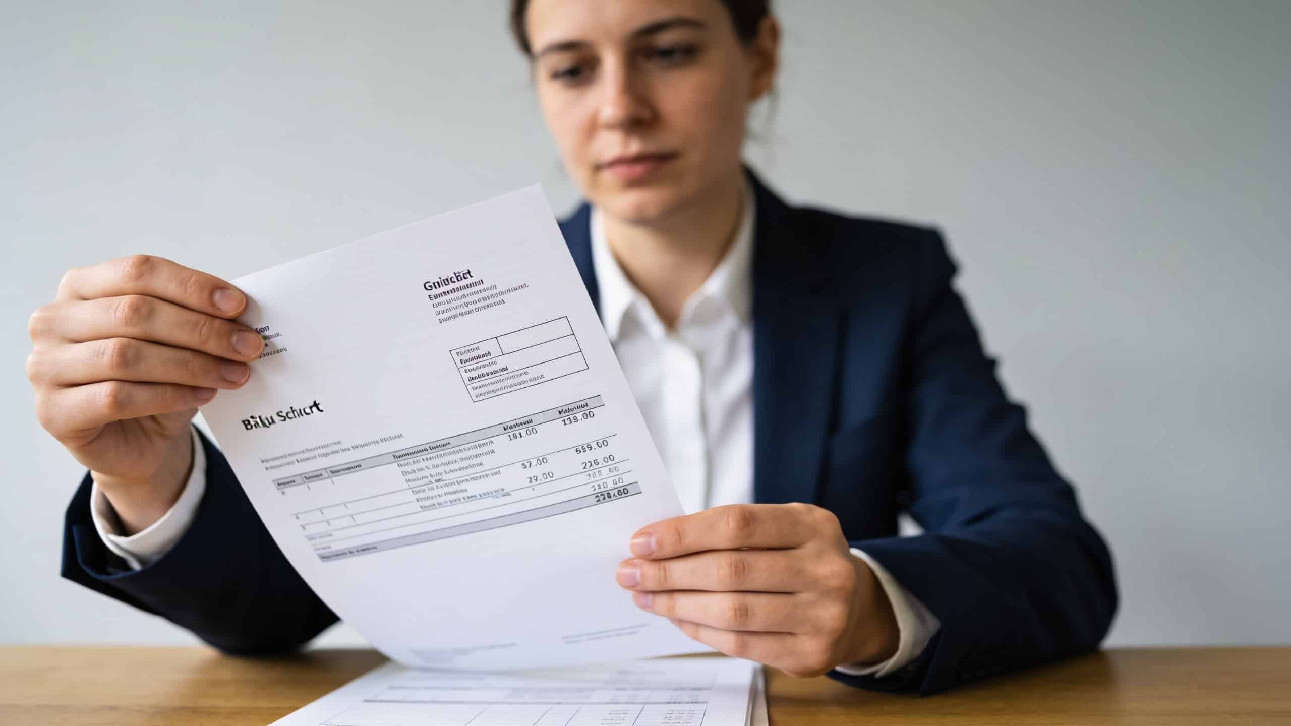 employe autrichien consultant son bulletin de paie