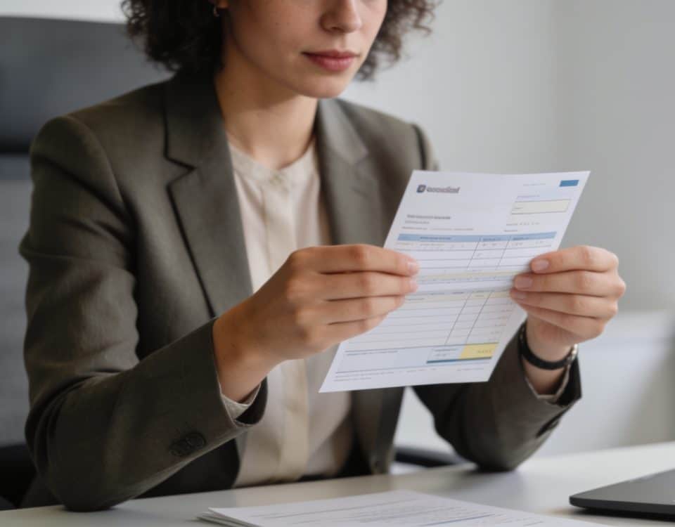 employe neerlandais consultant une fiche de paie