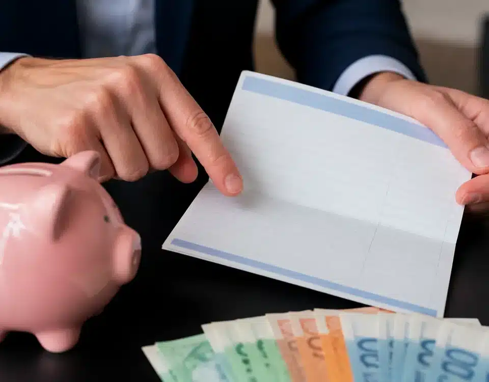 Livret d'epargne ouvert montrant taux interet superieur a celui du Livret A