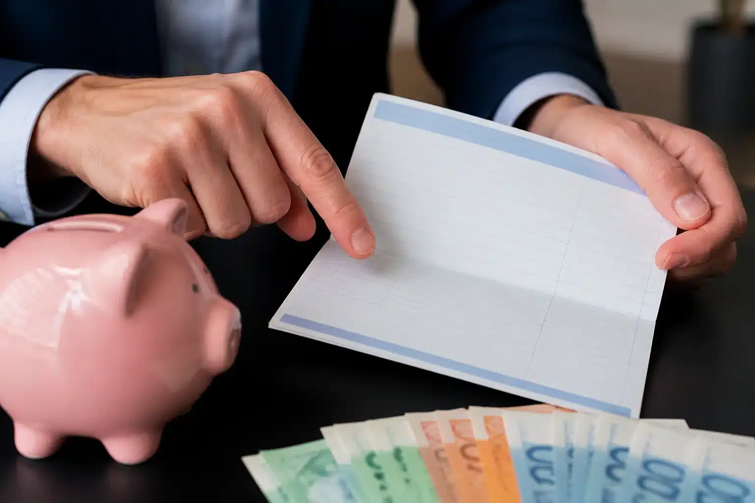 Livret d'epargne ouvert montrant taux interet superieur a celui du Livret A