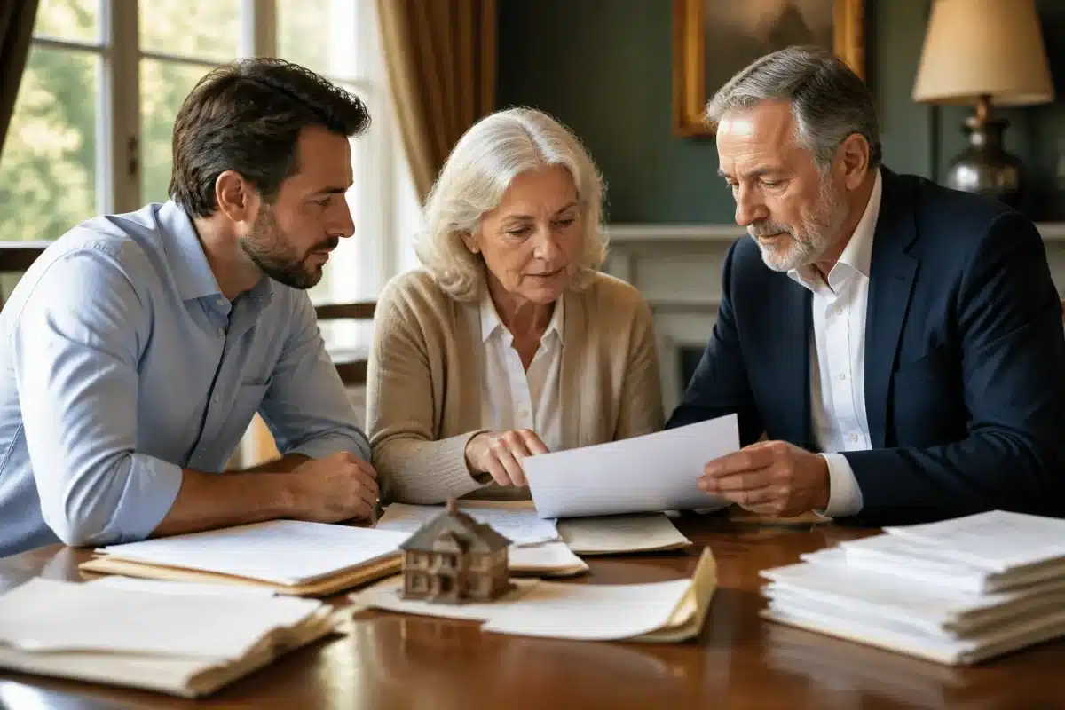 Documents heritage succession avec ancien don reevalue partage