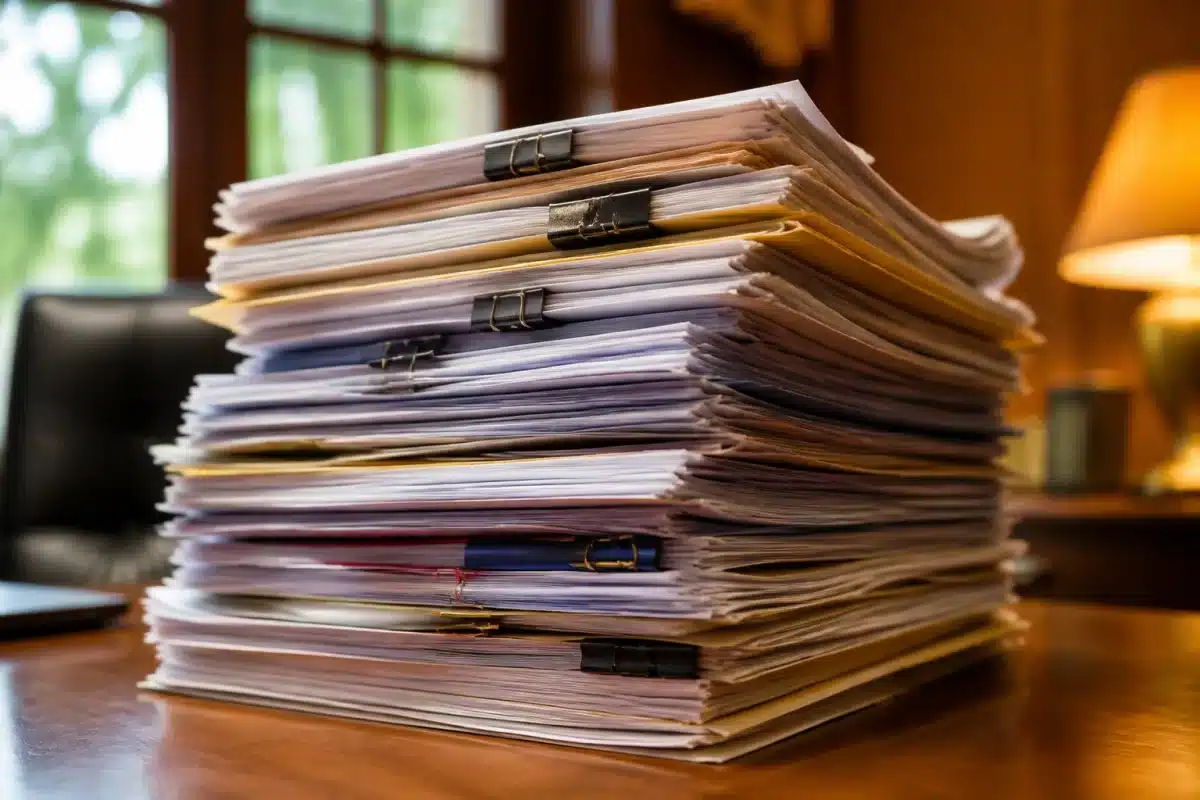Relevé carrière papier avec trimestres enfants listés année par année