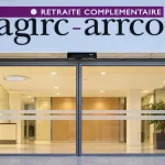 Façade d’un accueil Agirc-Arrco de la retraite complémentaire