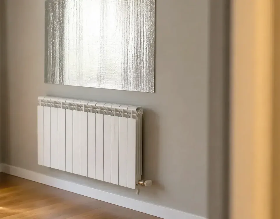 Ce que les chauffagistes installent au-dessus d’un radiateur sous une fenêtre pour garder la chaleur dans la pièce
