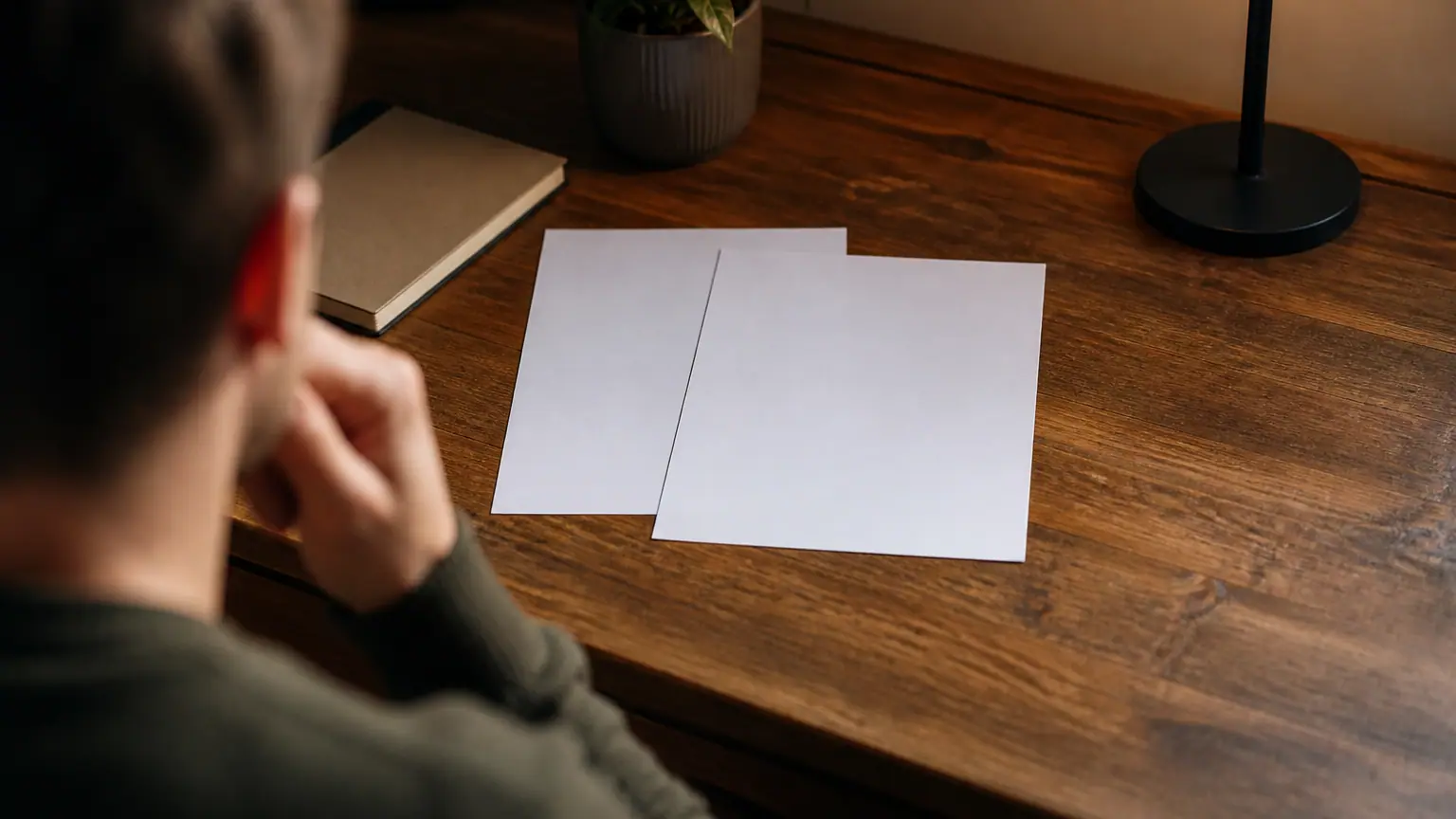 Deux documents administratifs poses a plat sur un bureau
