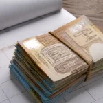 Liasse de billets sur un calendrier de 2027